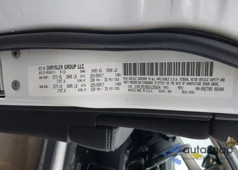 2014 Jeep Cherokee Latitude z USA, uszkodzony, nr VIN 1C4PJMCS8EW125834